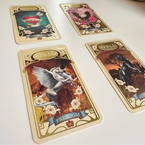 🌸 SPELL 🌸 Collectors Card - SET OF 4